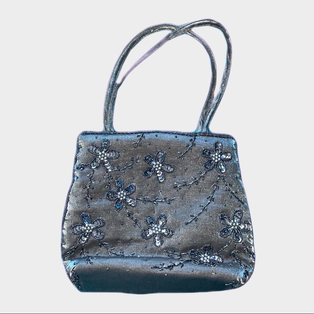 VINTAGED BEADED MINI BAG
